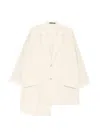 Y's Broad Big Jacket In Neutral
