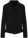 Y's Brushed-finish Jacket In Black