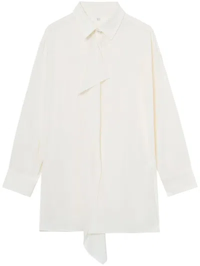 Y's Button-down Shirt In White