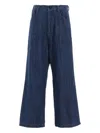 Y's Denim Long Straight Pants In Blue