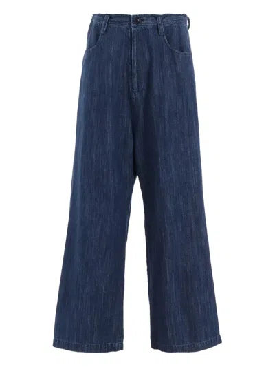 Y'S BUTTON-FASTENING JEANS