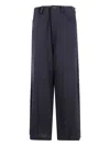 Y's Button-fastening Trousers In Blue