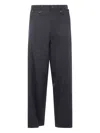Y's Button-fastening Wool Trousers