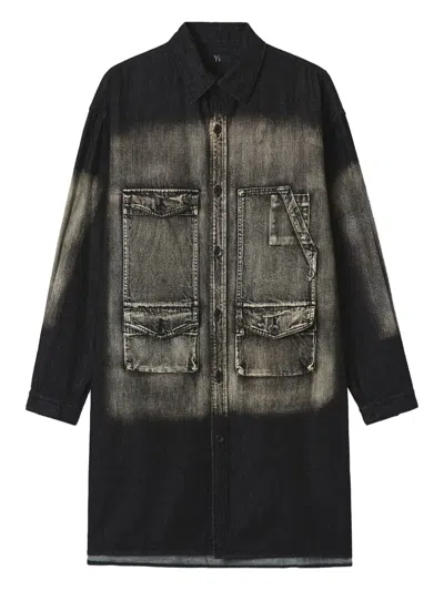 Y's Button-up Shirt In Black