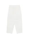 Y's Buttoned Trousers In Neutral