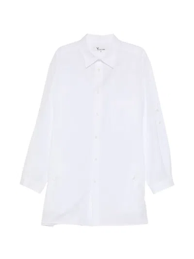 Y's Button-up Shirt In White