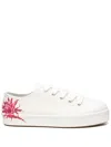 Y's Cactus Sneakers Mit Print In Weiss