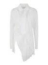 Y's Ka-gathered Front B In White
