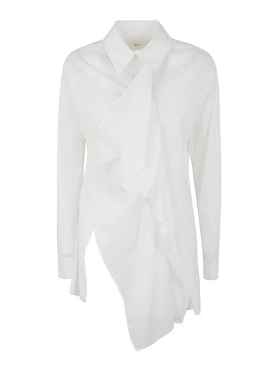 Y's Ka-gathered Front B In White