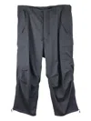 Y's Cargo Pocket Trousers In Gray