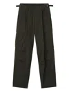 Y's Cargo-pocket Trousers In Brown