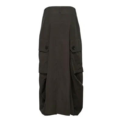 Y's Cargo Skirt In Black
