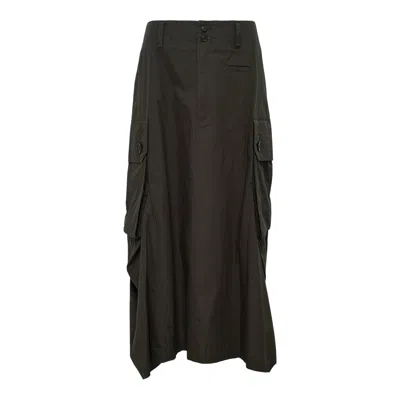 Y's Cargo Skirt In Black