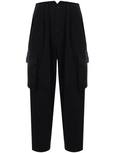 Y's Cargo Trousers In Black