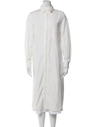 Pre-owned Y's Coat In White