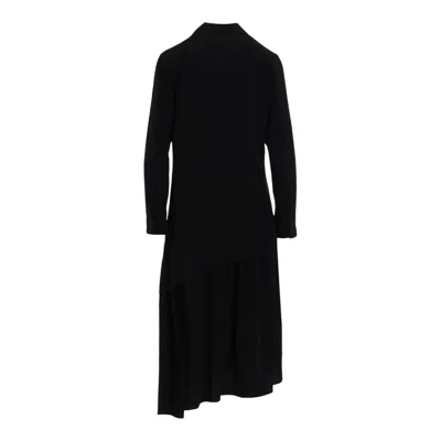 Y's Collar Shirt Dress In Blue