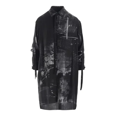Y's Collar Sleeve Blouse In Black