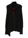 Y's Collared Cardigan In Black