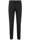 Y's Black Wide Leg Pants In Black