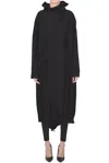 Y's Cotton And Nylon Parka In Black