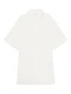 Y's Cotton Midi Dress In 白色