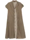Y's Cotton Dress In Grey