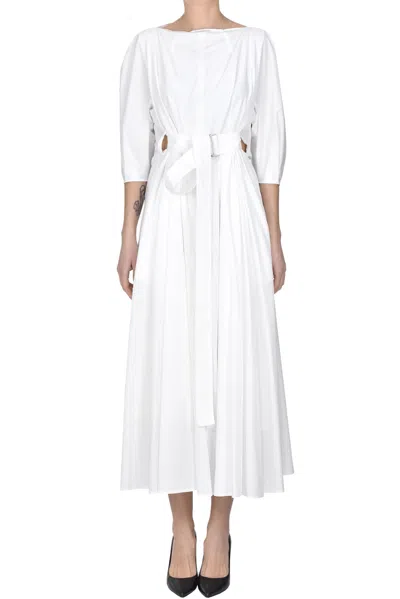Y's Cotton Dress In White