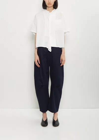 Y's Cotton Gusset Pants In Blue