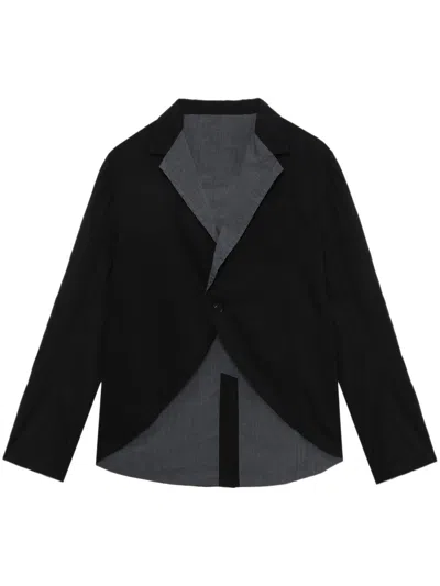 Y's Cotton Jacket In Schwarz