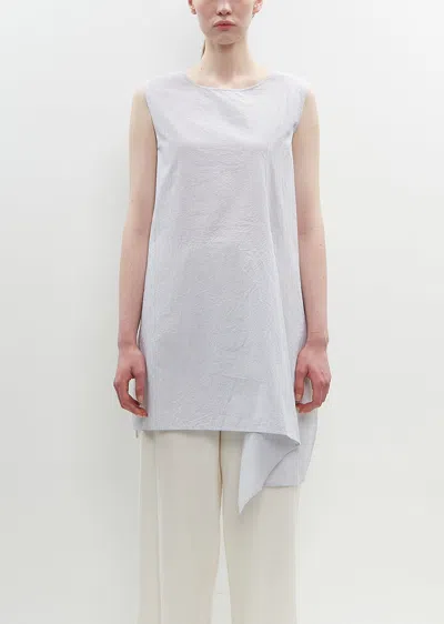 Y's Cotton Poplin Handkerchief Blouse In Off White 1