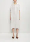 Y's Cotton Rolled-up Sleeve Dress