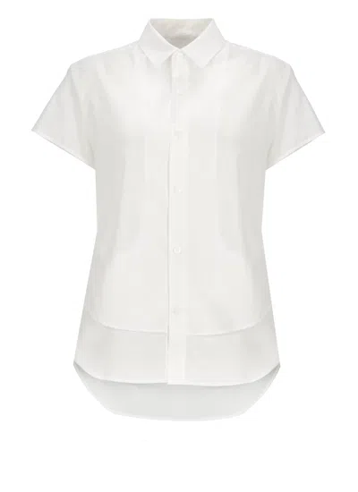 Y's Cotton Shirt In White