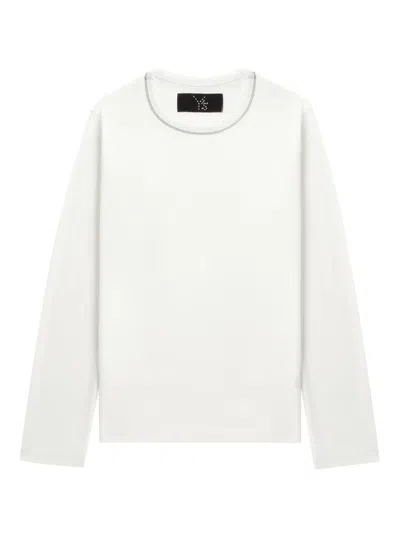 Y's Cotton T-shirt In 白色