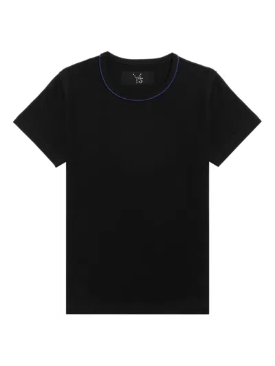 Y's Cotton T-shirt In 黑色