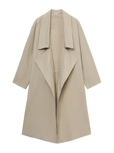 Y's Trenchcoat Aus Baumwolle In Nude