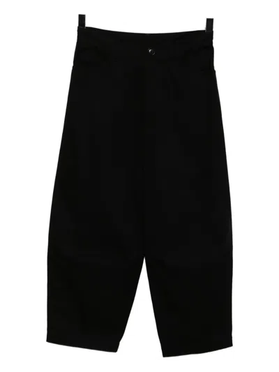 Y's Cotton Trousers In Black