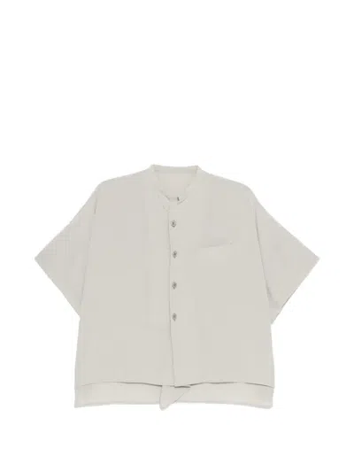 Y's Crepe-de-chine Shirt In White