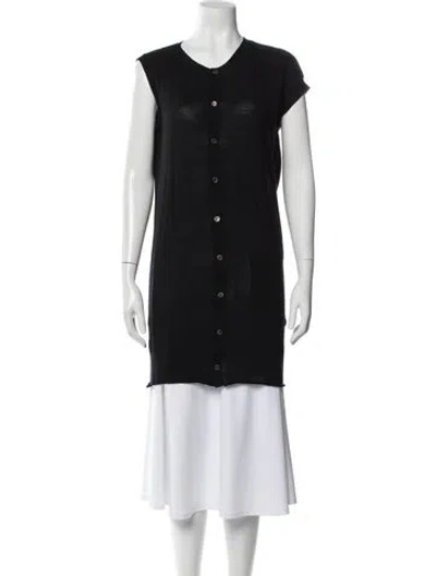 Pre-owned Y's Crew Neck Sleeveless Tunic In Multi