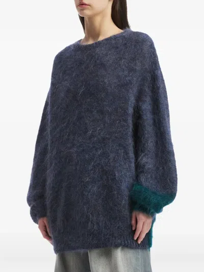 Y's Crew-neck Sweater In Blue