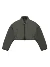 Y's Cropp Zip-front Jacket In Gray