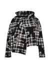 Y's Distressed Asymmetric Jacket In Black