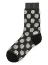 Y's Dot-print Socks In Grey