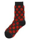 Y's Dotted Socks In Red