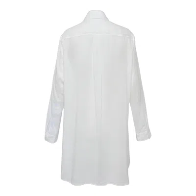 Y's Double Layered Blouse In White