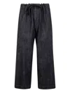 Y's Drawstring Trousers In Blue