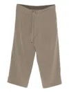 Y's Drawstring Trousers In Brown