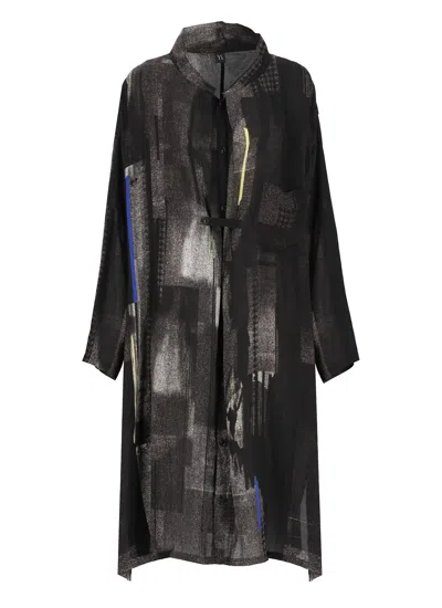 Y'S DRESS WITH GEOMETRIC PATTERN