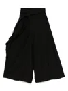 Y's Dungaree Jumper Pants In Black