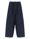 Y's Cotton Palazzo Jeans In Blue