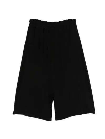 Y's Elasticated-waistband Trousers In Black